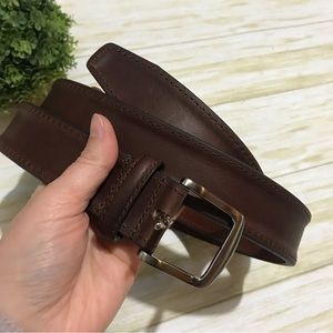 Genuine Leather Brown Classic Mens Belt Size 44
